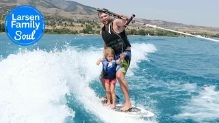 How to Get a 2 Year Old to WakeSurf