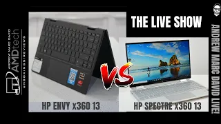 HP Envy X360 13 vs. HP Spectre X360 13 and More!