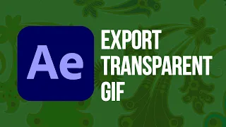 How to export transparent Gif using after effects and photoshop | After Effect | Photoshop