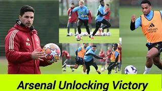 Arsenal Unlocking Victory Against Manchester City | Saka, Martinelli's & harvartz | Inside Training