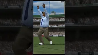 A Straight Six down the ground in EA Cricket 2007 #shorts #cricket #cricketshorts