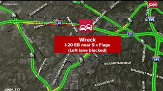 Atlanta traffic issues for Friday morning