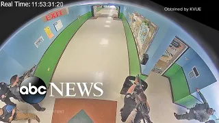 Surveillance video obtained from inside Uvalde school shooting l WNT