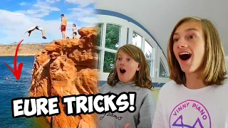 Wir reagieren auf eure KRASSESTEN TRICKS 2!