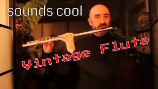 I Play "TAKE THE A TRAIN" with a VINTAGE German Flute