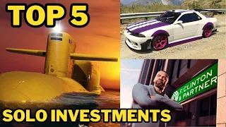 TOP 5 SOLO INVESTMENTS GTA ONLINE 2023