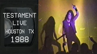 Testament Live in Houston August 14 1988 FULL CONCERT