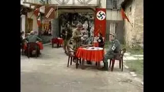 Русские партизаны в немецком кафе