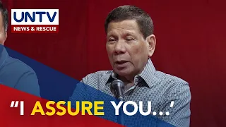 Former President Rodrigo Duterte speaks, denies ‘gentleman’s agreement’ with China