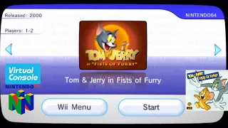 Tom and Jerry in Fist of Furry (N64) on Wii Virtual Console (injection by @saulfabregwiivc) gameplay