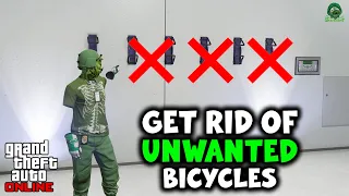 How To Get Rid of UNWANTED Bicycles🚳 | GTA Online Help Guide