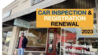 CAR INSPECTION & REGISTRATION RENEWAL IN NORTH CAROLINA 2023