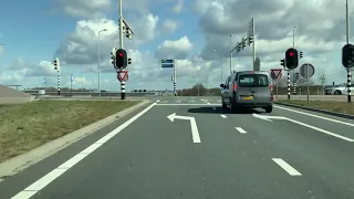 Examenroute richting Hilversum A27