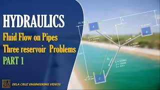 THREE RESERVOIR PROBLEM PART 1 | HYDRAULICS  | DE LA CRUZ TUTORIALS