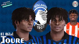 Create El Bilal Touré Atalanta PES 2021 | PES 2020 | Face Build | NISZ Gaming