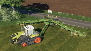 Ungetsheim #129 | Farming Simulator 19 Timelapse | Grass, Silage Bales | FS19 Timelapse