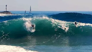 Body Surfing The Wedge On October 7, 2017