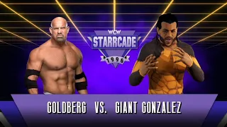 WWE 2K22 - Goldberg vs Giant Gonzalez ( Strongest Man vs Giant ) Incredible Match GamePlay