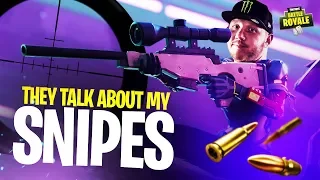 THEY TALK ABOUT MY SNIPES!! (ft. Ninja, Nickmercs & Marcel) | Fortnite Battle Royale Highlights #139