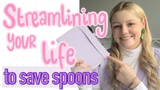 Save your spoons! How I'm Streamlining my life for better chronic illness and disability management