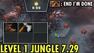 100% He Jungle from Level 1 -- WTF Techies 7.29 MINESING IN FOUNTAIN FARM HERO WTF?