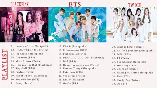 BTS & BLACKPINK & TWICE Playlist 2020 - 방탄 소년단 & 엑소 플레이리스트 2020