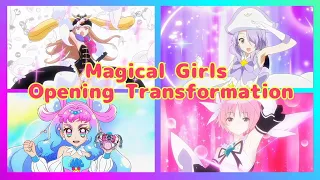 Magical Girls Opening Transformation【 Anime Transformation】