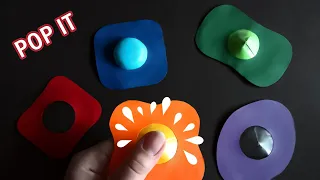 DIY POP IT Антистресс игрушка: 5 идей как сделать ПОП ИТ своими руками • Simple Dimple Fidget Toy