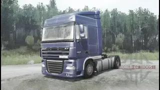 MudRunner #17 тест драйв DAF XF105.460