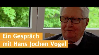 Ein Gespräch mit Hans-Jochen Vogel (* 3.2.1926 - † 26.7.2020)