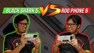 Perbandingan telefon gaming terbaik 2022 - Black Shark 5 Pro vs ROG Phone 6