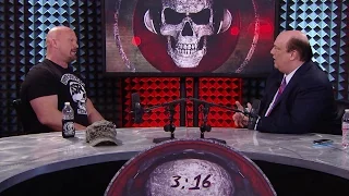 WWE Network: Paul Heyman grills "Stone Cold" Steve Austin about facing Brock Lesnar at WrestleMania