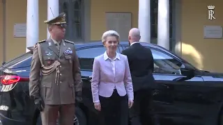 Mattarella incontra Ursula von der Leyen