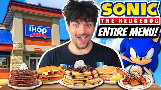 Ordering EVERY Sonic IHOP Menu Item!