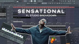 Producing "Sensational" for Chris Brown | Afrobeat Producer | FL Studio