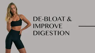 De-bloat & improve digestion quickly | 15 mins using stretching Pilates exercises and breathwork!