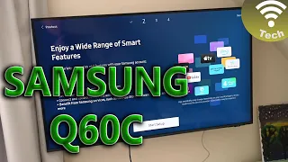 Samsung TV QLED Q60C | Unboxing | Setting up