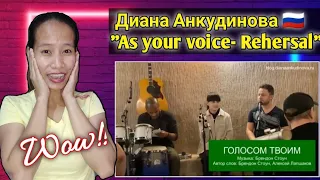 Diana Ankudinova - Диана Анкудинова. Репетиция у БРЕНДОНА СТОУНА || reaction 🇵🇭