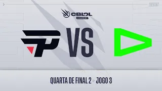 CBLOL Academy 2021: 2ª Etapa - Quartas de Final 2 | paiN Academy x LOUD Academy (Jogo 3)