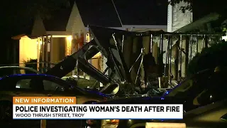 Man charged with murder after woman dies in Troy, Ill. fire