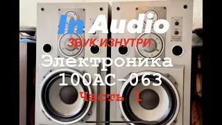 In Audio Советский Hi-End Электроника 100АС-063  Разбор акустики Часть 1