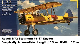 Revell 1:72 Stearman PT-17 Kaydet Kit Review