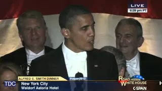 President Obama's Complete Remarks From The Al Smith Dinner (2012)