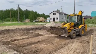 Планировка котлована под застройку.