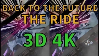 Back to the Future the Ride 3D 4k 60fps animation