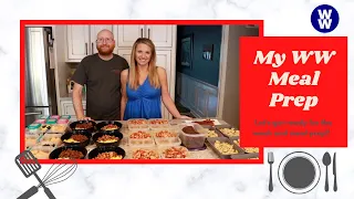 My WW Meal Prep (formerly Weight Watchers)//Italian Red Pepper Chicken w/rice, Taco Bowls, Cookies!