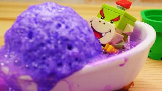 LEGO Super Mario stopmotion anime!「Lego Bowser Jr. gets a bath ball」「レゴクッパジュニアにバスボールをプレゼント」