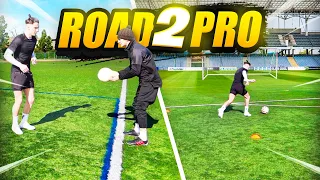 TRAINING WITH A PROFESSIONAL FOOTBALLERS 1-2-1 COACH... (DAY IN THE LIFE OF A FOOTBALLER)