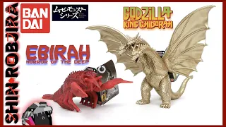 Bandai Movie Monster Series: King Ghidorah (1991) & Ebirah (1966) | Double Review