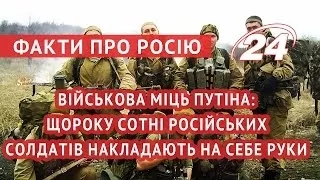 Військова міць Путіна: сотні російських солдатів накладають на себе руки